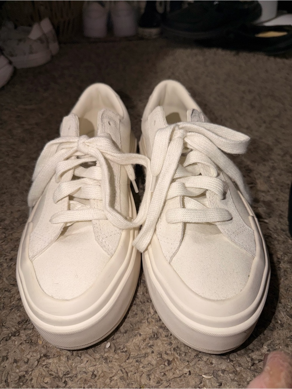 Converse Kids Cream Low-Top Canvas Sneakers